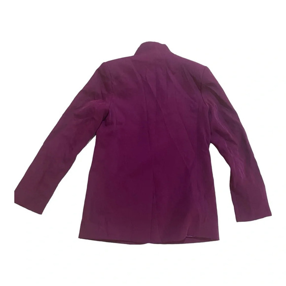 Endless Rose Single Breasted Blazer Bold Sz S Burgundy Powersuit 80’s - Picture 3 of 6